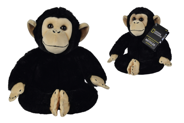 Simba 6315870106 - Disney National Geographic Schimpanse, ca. 25 cm